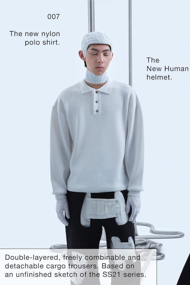 XANDER ZHOU ロンT 長袖カットソー グレー　44 Xander Zhou: Menswear AW21 - 10 Magazine